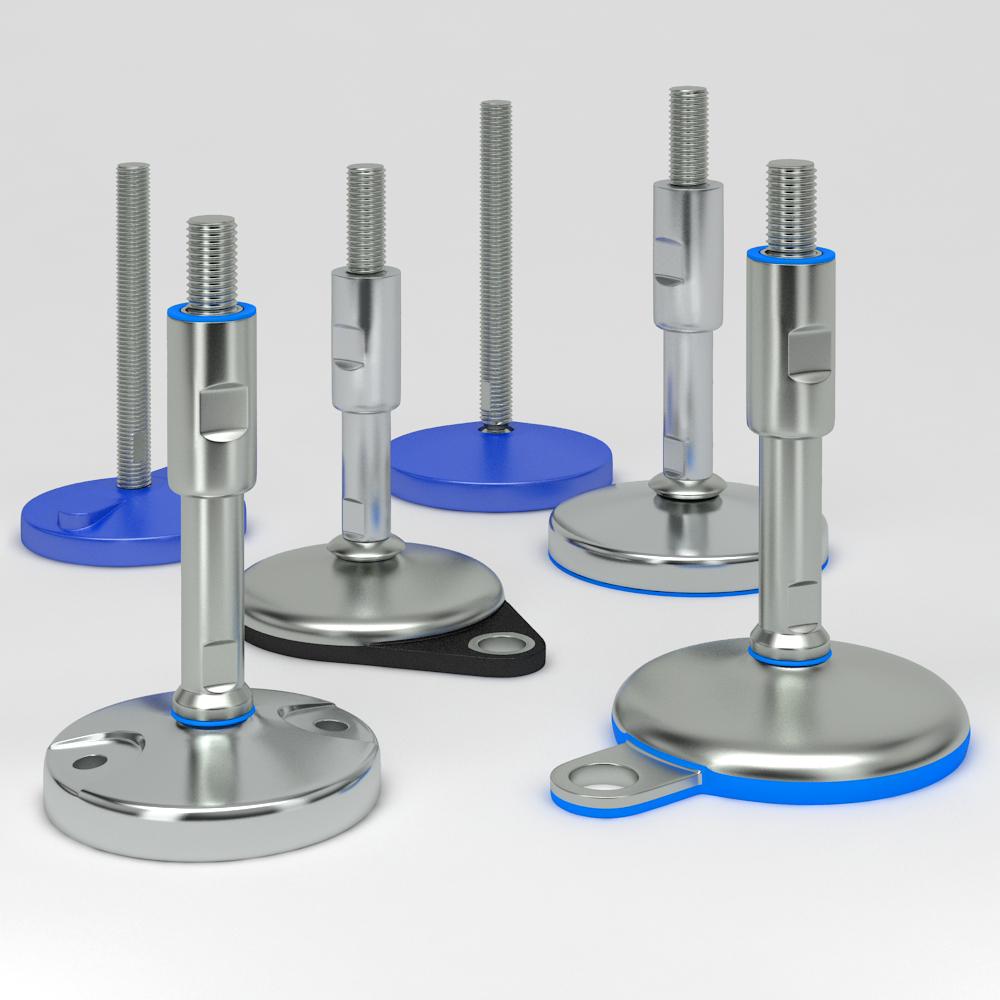 Stainless steel machine leveling feet